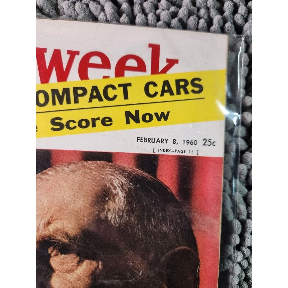 VTG Newsweek Magazine February 8 1960 Charles‎ de Gaulle The Final Crisis?